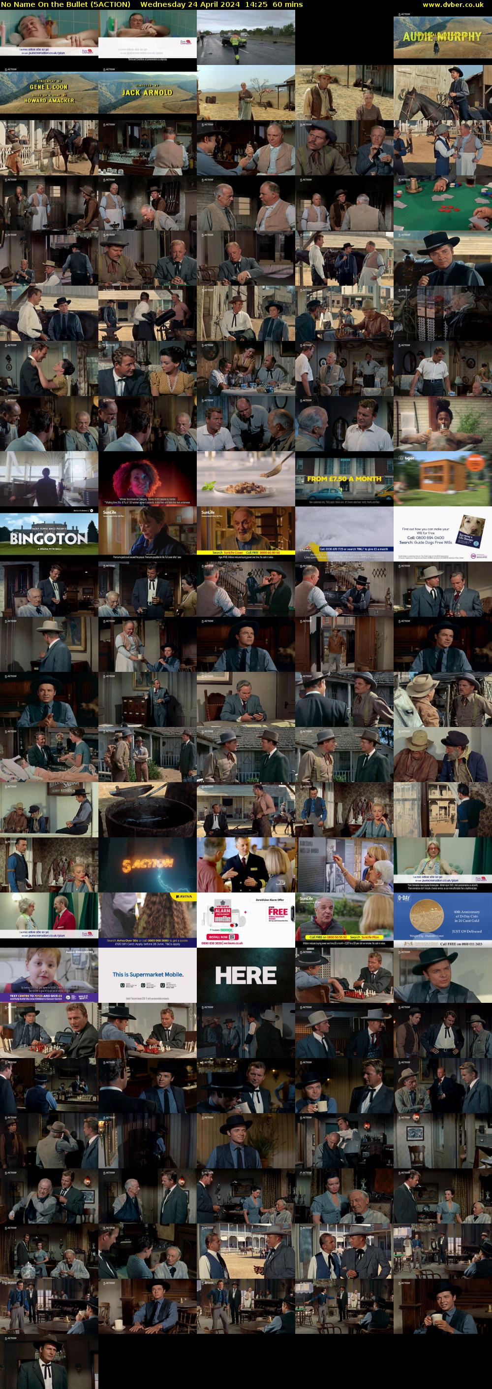 No Name On the Bullet (5ACTION) Wednesday 24 April 2024 14:25 - 15:25