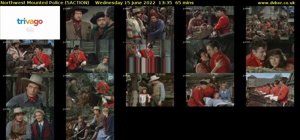Northwest Mounted Police (5ACTION) Wednesday 15 June 2022 13:35 - 14:40