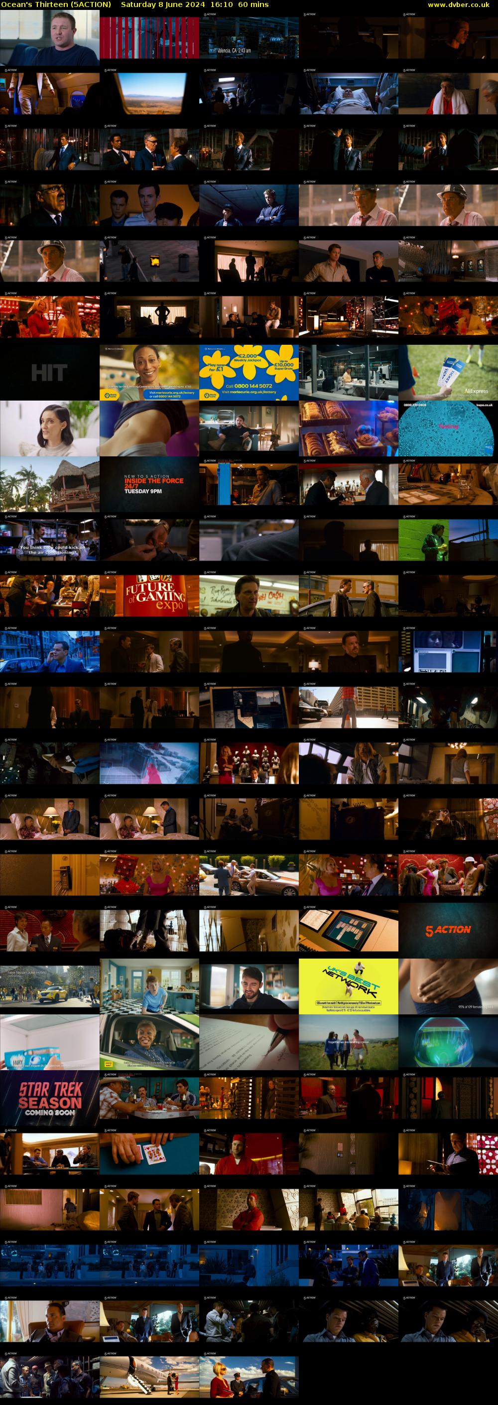 Ocean's Thirteen (5ACTION) Saturday 8 June 2024 16:10 - 17:10