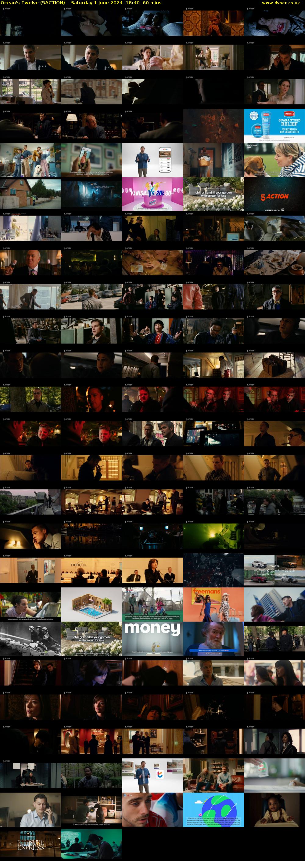 Ocean's Twelve (5ACTION) Saturday 1 June 2024 18:40 - 19:40