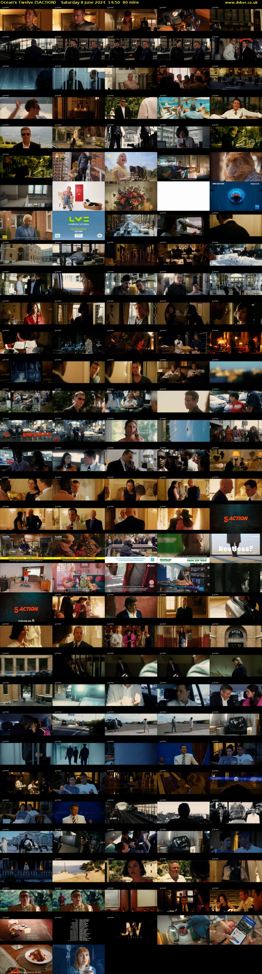 Ocean's Twelve (5ACTION) Saturday 8 June 2024 14:50 - 16:10
