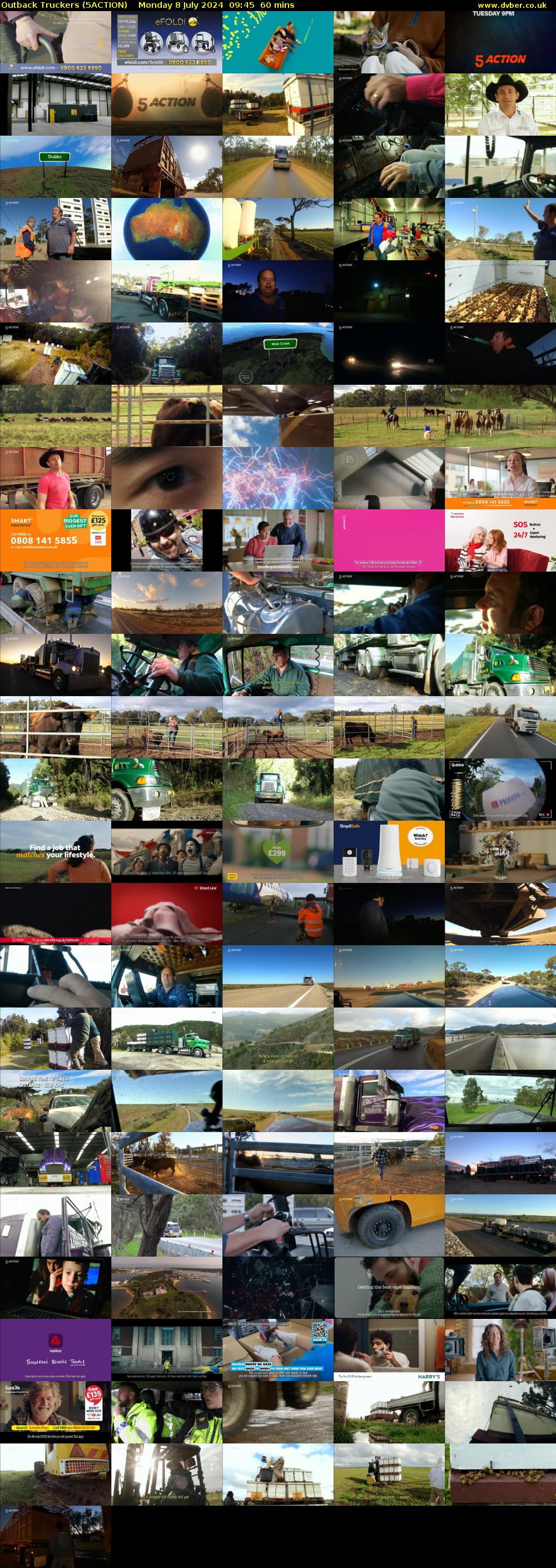 Outback Truckers (5ACTION) Monday 8 July 2024 09:45 - 10:45