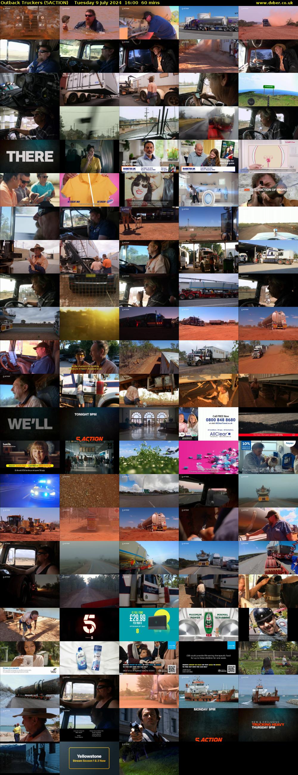 Outback Truckers (5ACTION) Tuesday 9 July 2024 16:00 - 17:00
