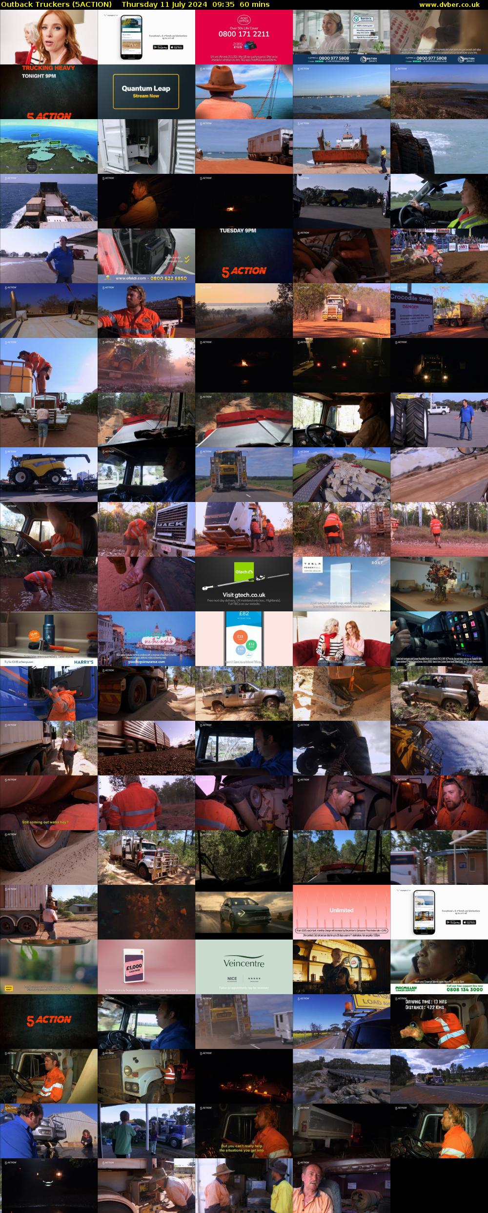 Outback Truckers (5ACTION) Thursday 11 July 2024 09:35 - 10:35