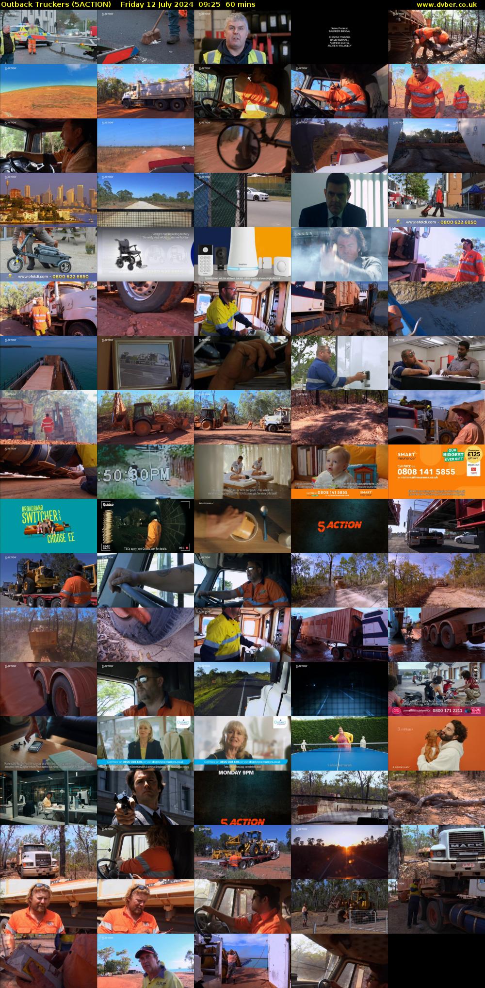 Outback Truckers (5ACTION) Friday 12 July 2024 09:25 - 10:25
