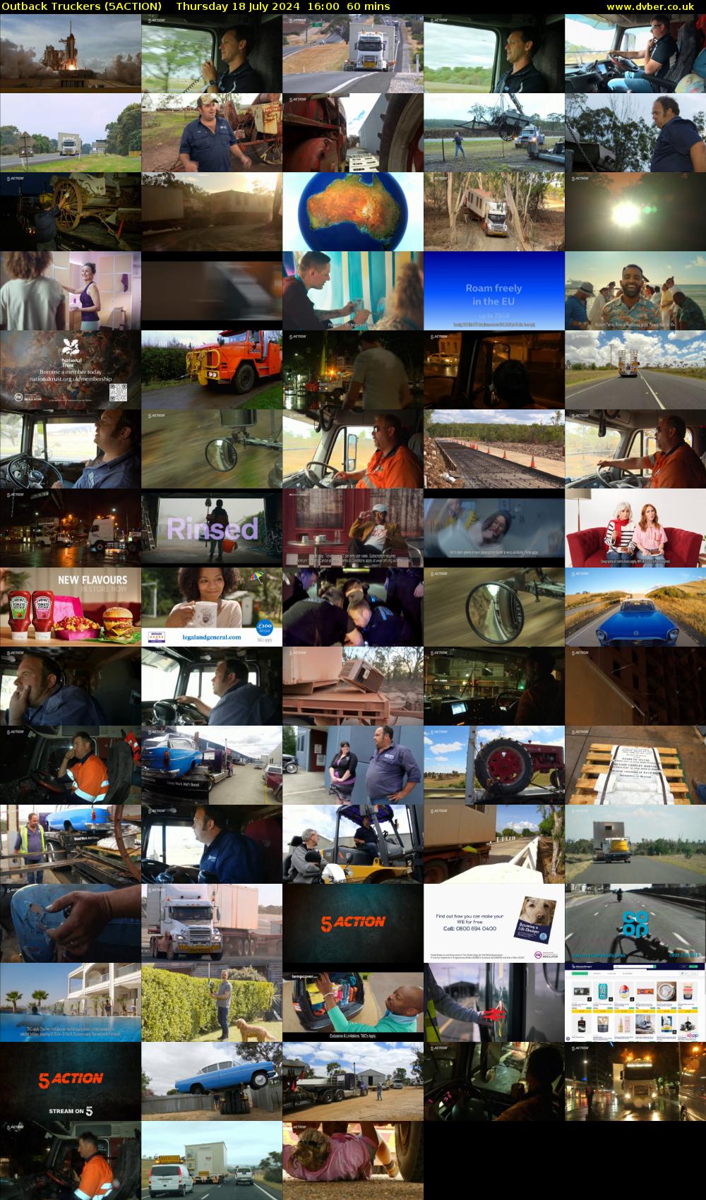 Outback Truckers (5ACTION) Thursday 18 July 2024 16:00 - 17:00