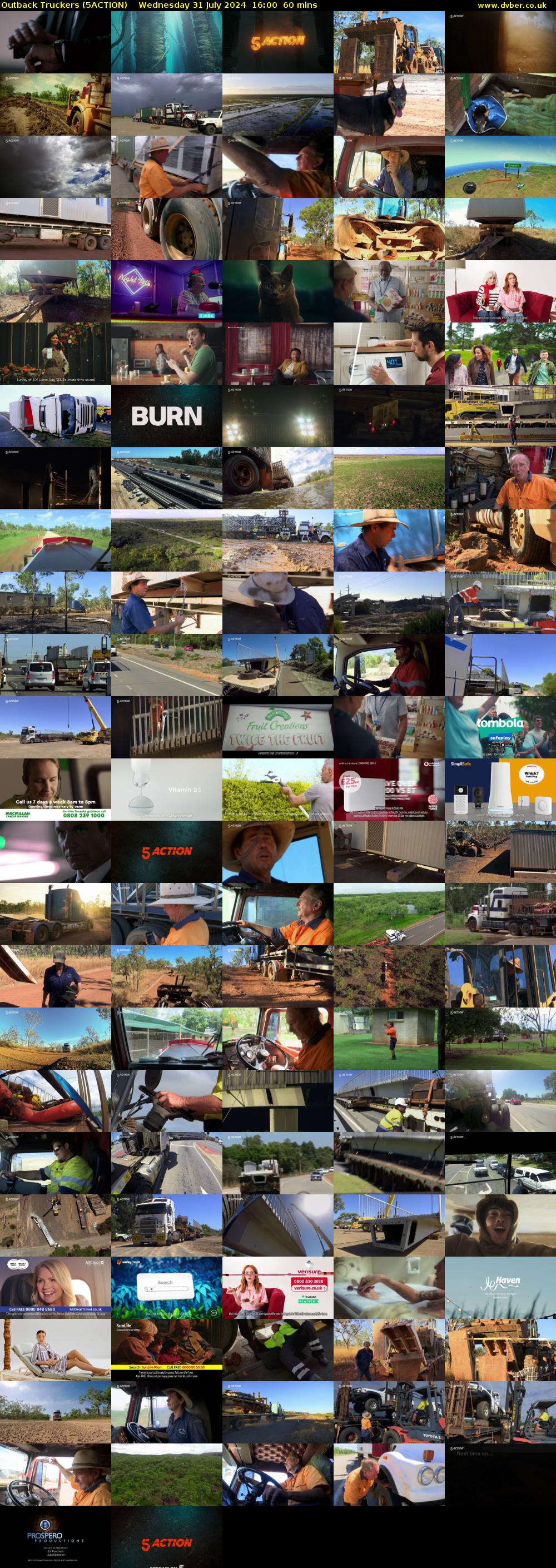 Outback Truckers (5ACTION) Wednesday 31 July 2024 16:00 - 17:00