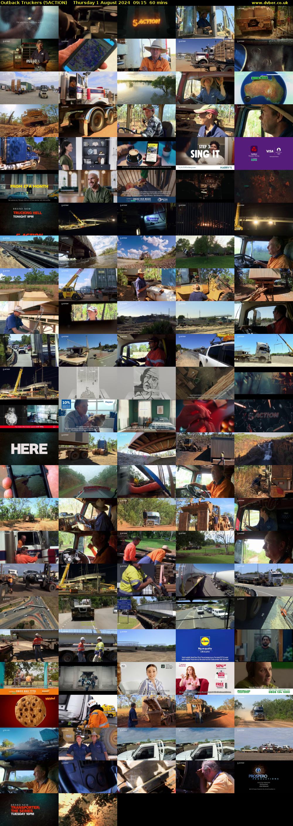 Outback Truckers (5ACTION) Thursday 1 August 2024 09:15 - 10:15