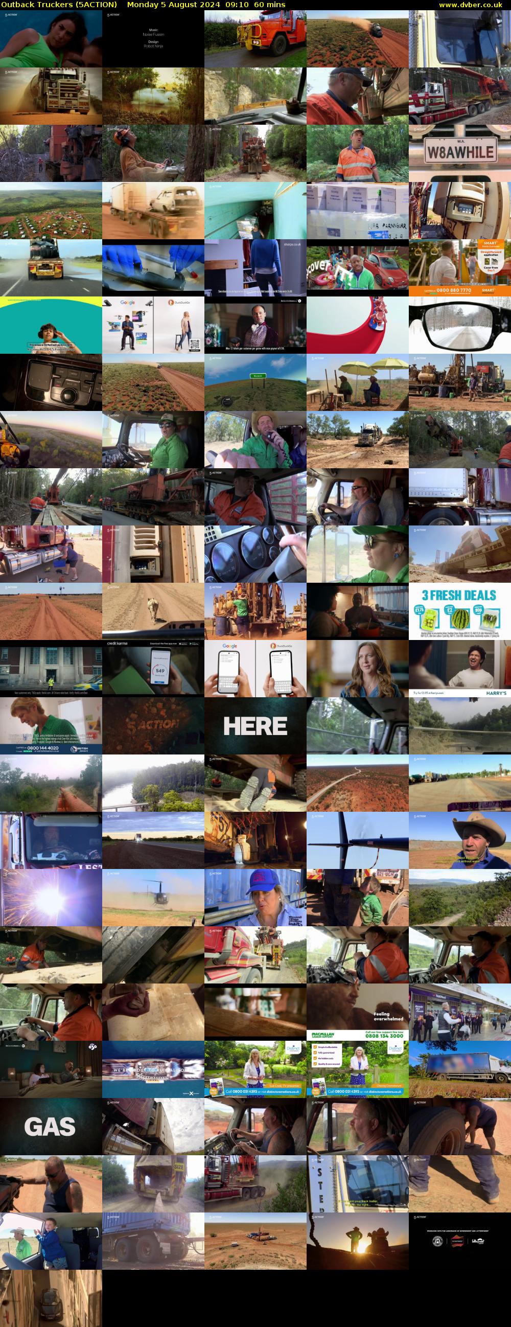 Outback Truckers (5ACTION) Monday 5 August 2024 09:10 - 10:10