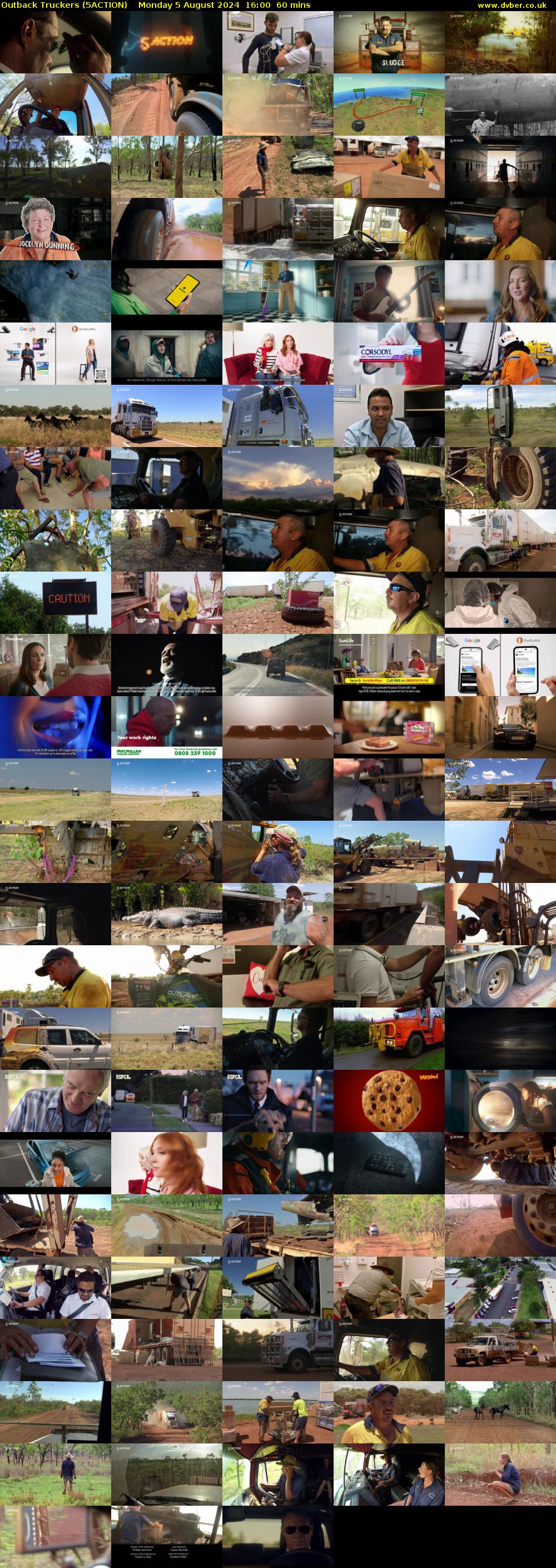 Outback Truckers (5ACTION) Monday 5 August 2024 16:00 - 17:00