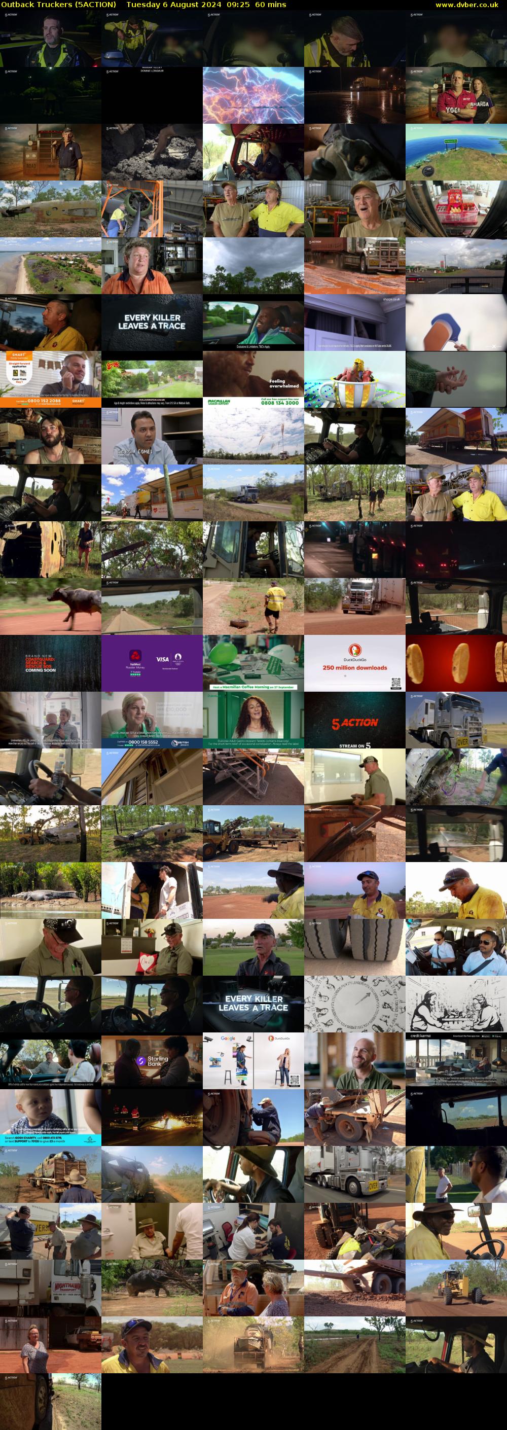 Outback Truckers (5ACTION) Tuesday 6 August 2024 09:25 - 10:25