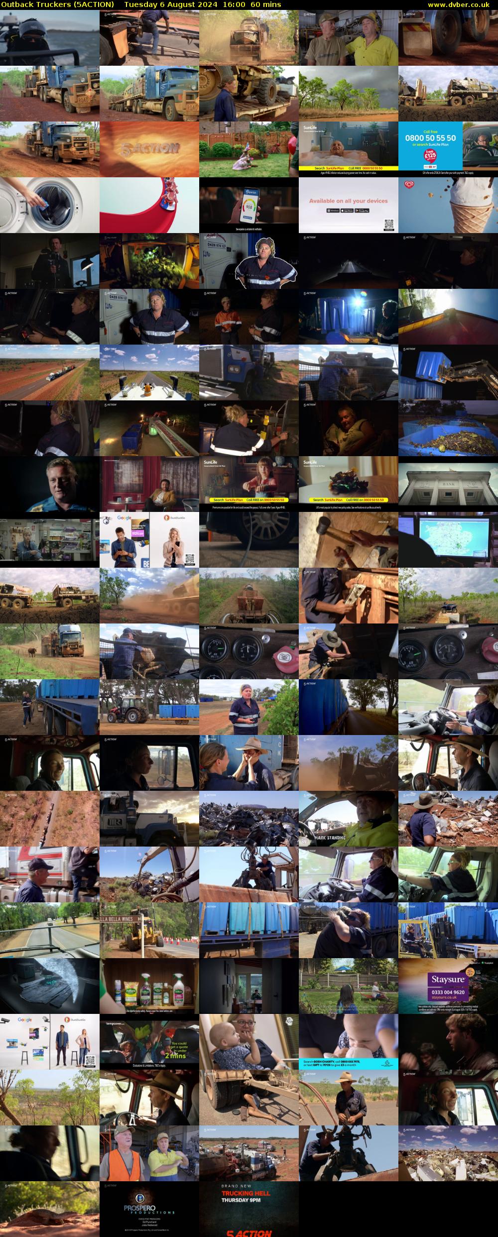 Outback Truckers (5ACTION) Tuesday 6 August 2024 16:00 - 17:00
