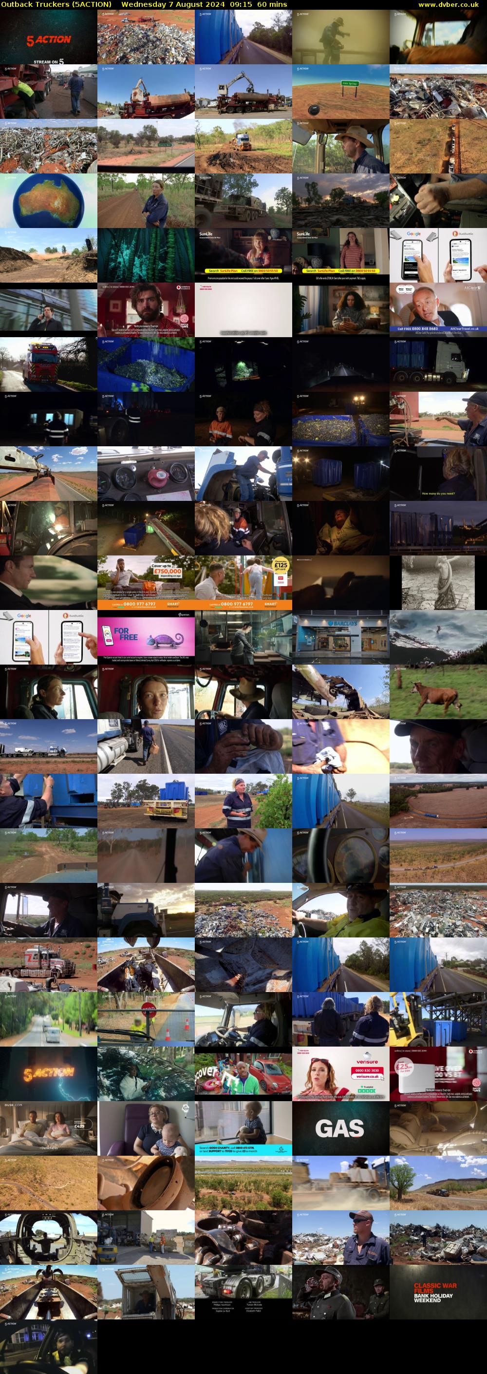 Outback Truckers (5ACTION) Wednesday 7 August 2024 09:15 - 10:15
