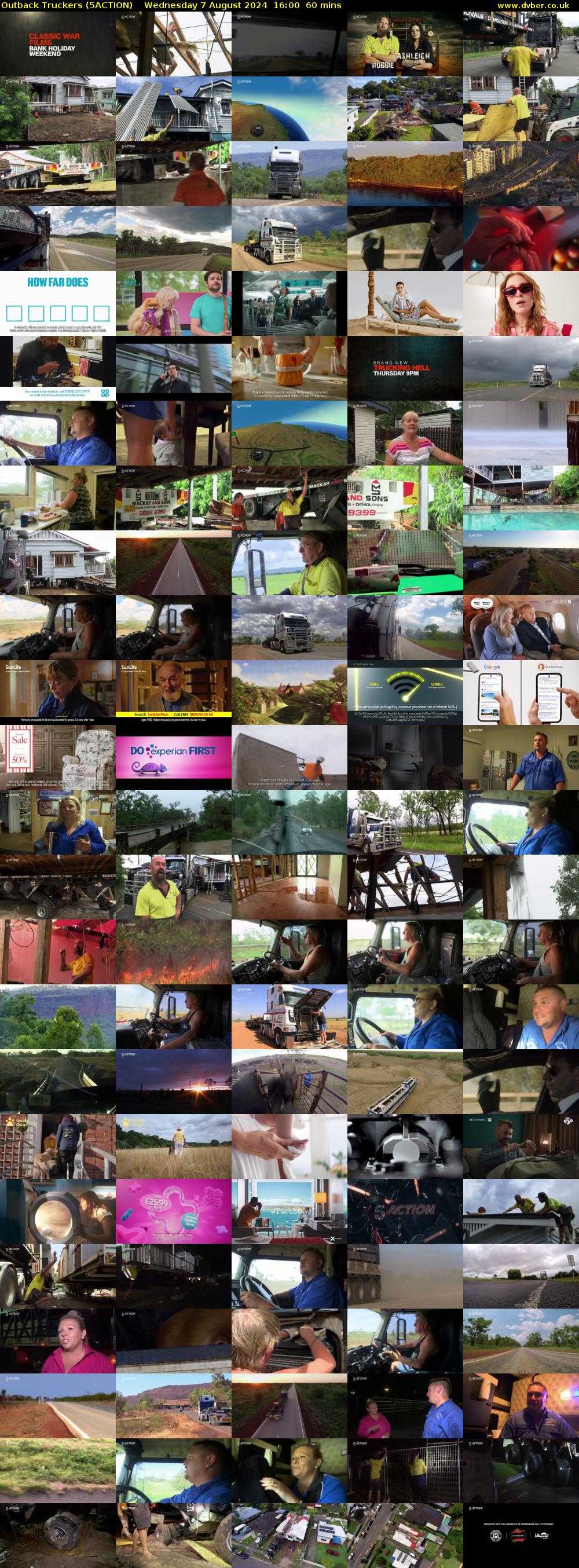 Outback Truckers (5ACTION) Wednesday 7 August 2024 16:00 - 17:00