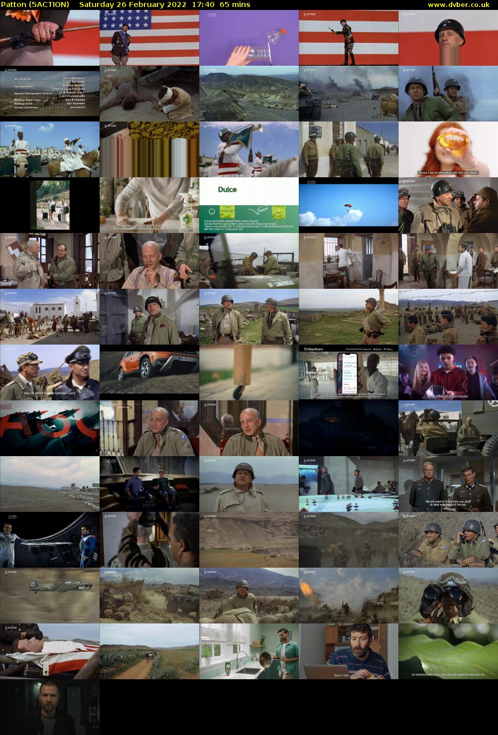 Patton (5ACTION) Saturday 26 February 2022 17:40 - 18:45