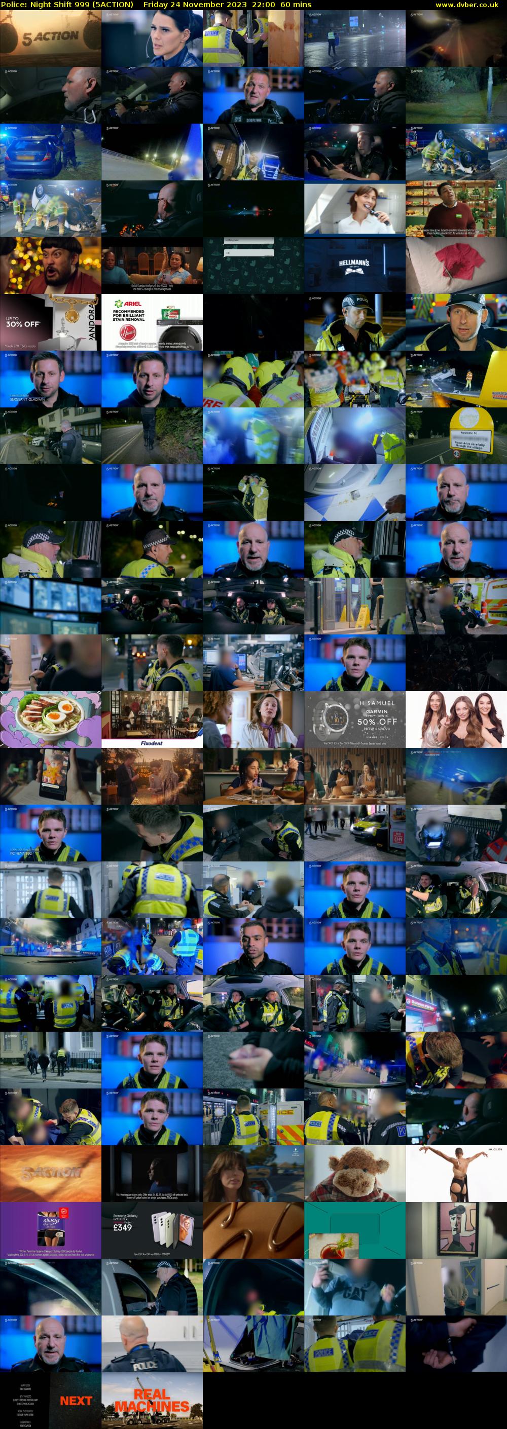Police: Night Shift 999 (5ACTION) Friday 24 November 2023 22:00 - 23:00