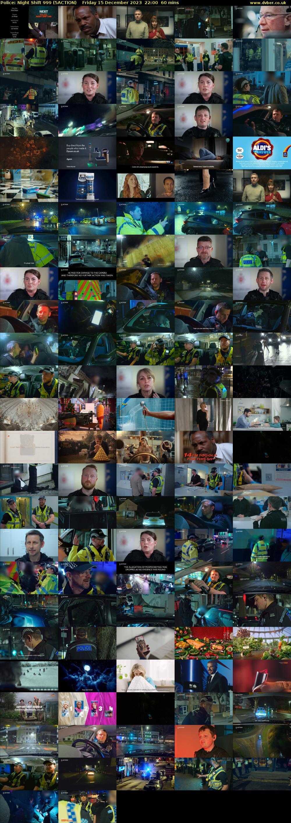 Police: Night Shift 999 (5ACTION) Friday 15 December 2023 22:00 - 23:00