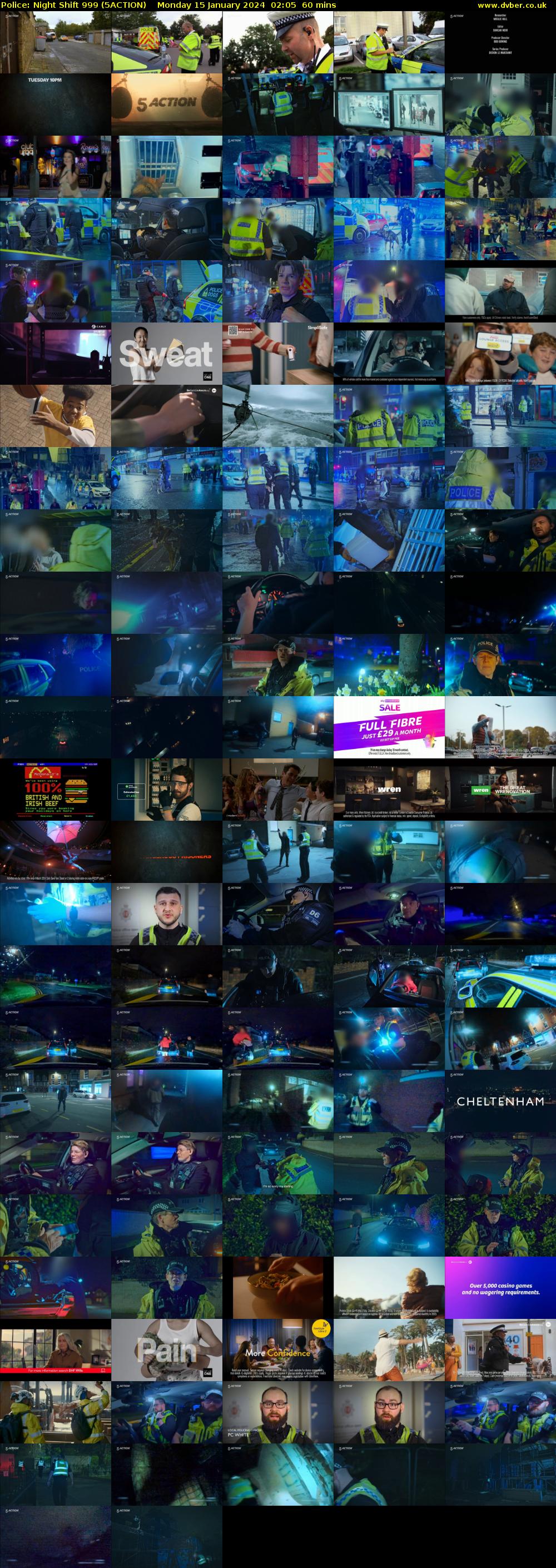 Police: Night Shift 999 (5ACTION) Monday 15 January 2024 02:05 - 03:05