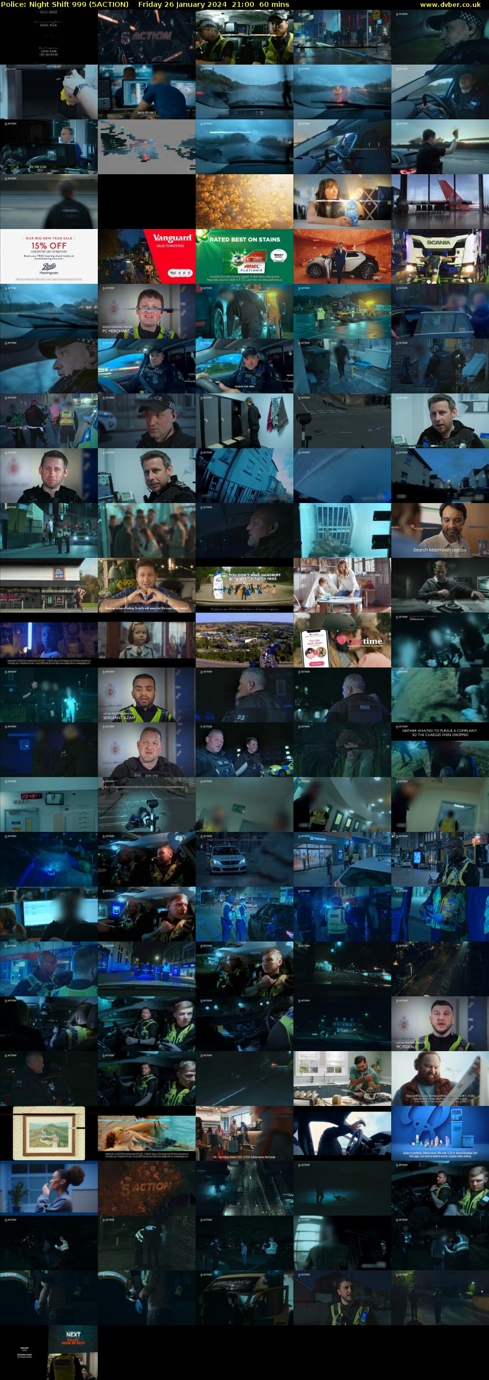 Police: Night Shift 999 (5ACTION) Friday 26 January 2024 21:00 - 22:00