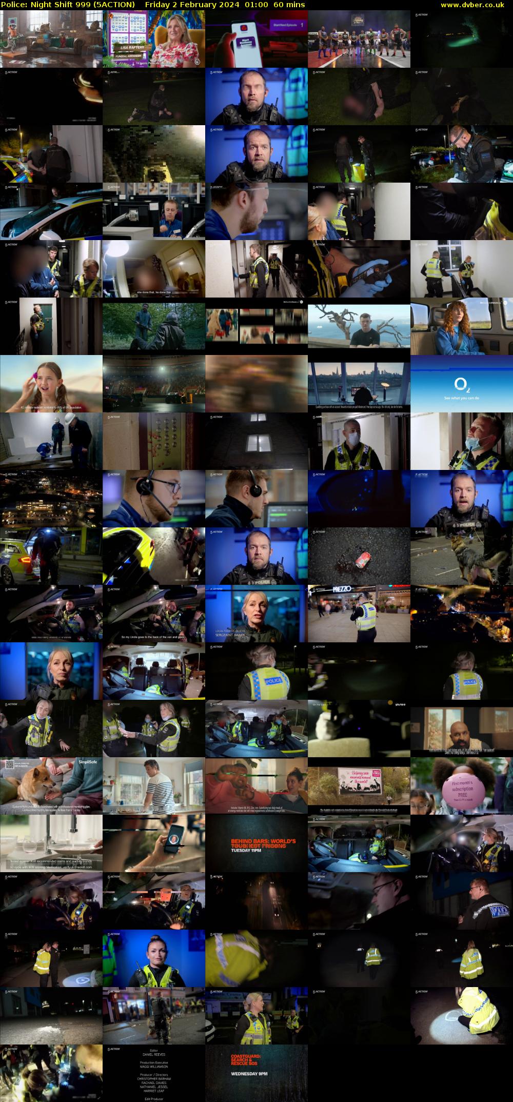 Police: Night Shift 999 (5ACTION) Friday 2 February 2024 01:00 - 02:00