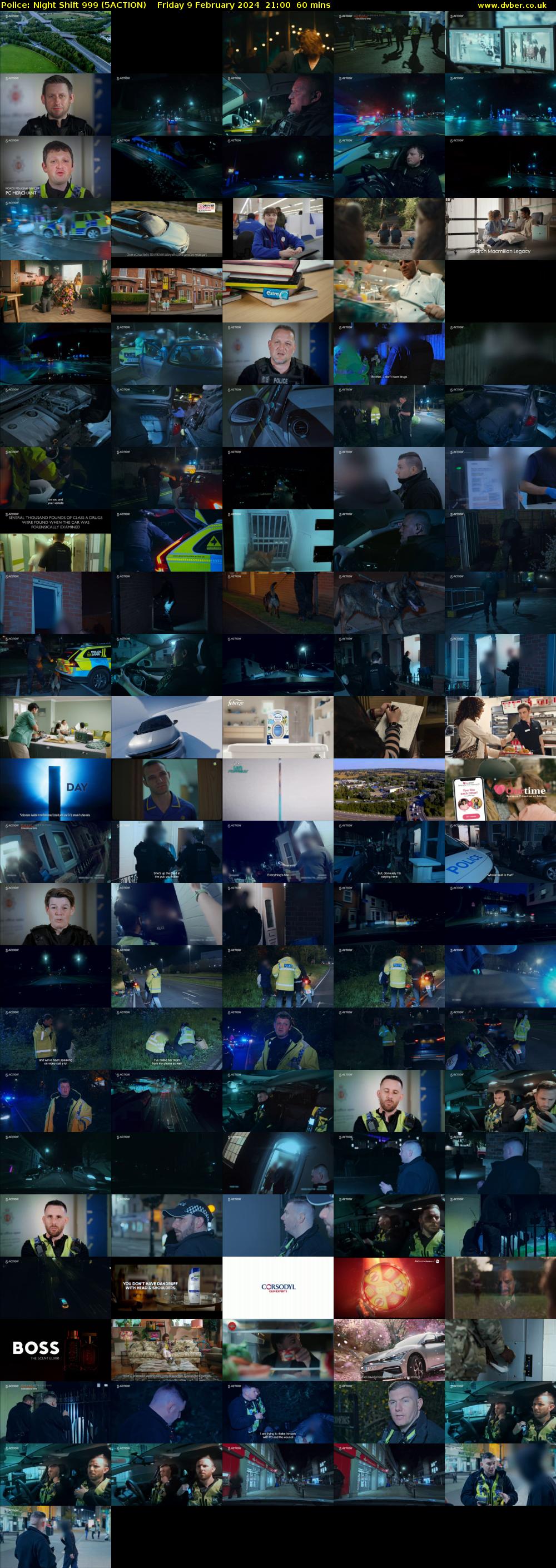 Police: Night Shift 999 (5ACTION) Friday 9 February 2024 21:00 - 22:00