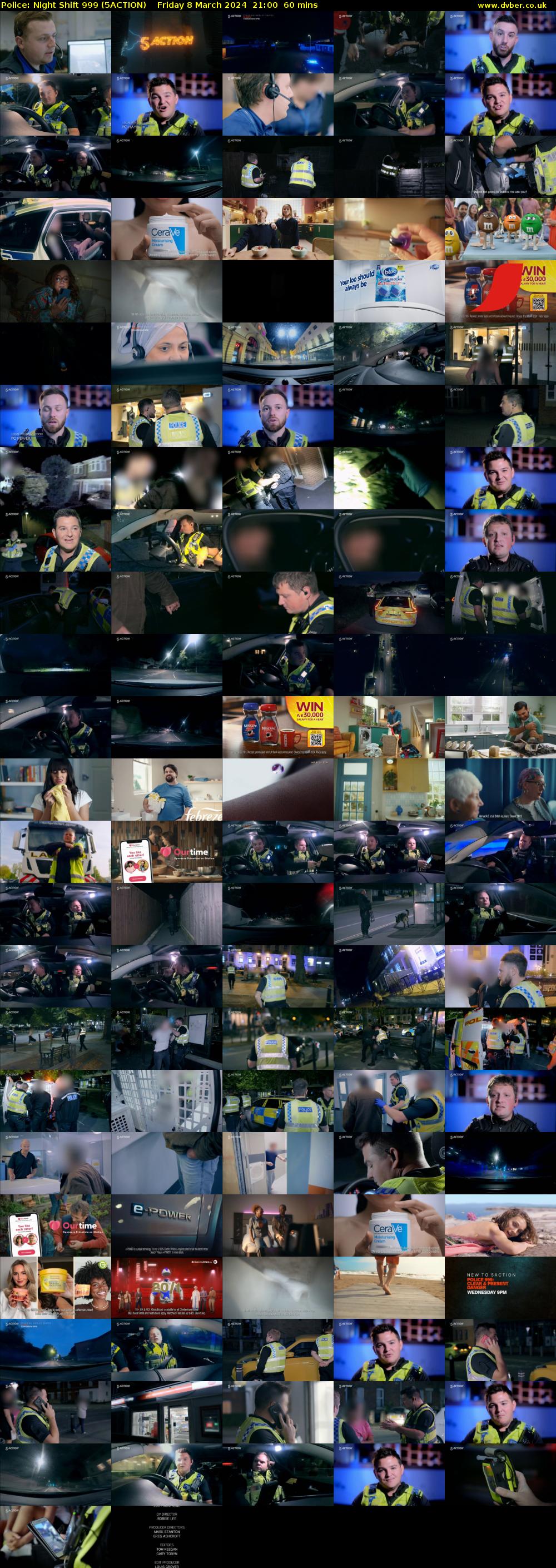 Police: Night Shift 999 (5ACTION) Friday 8 March 2024 21:00 - 22:00