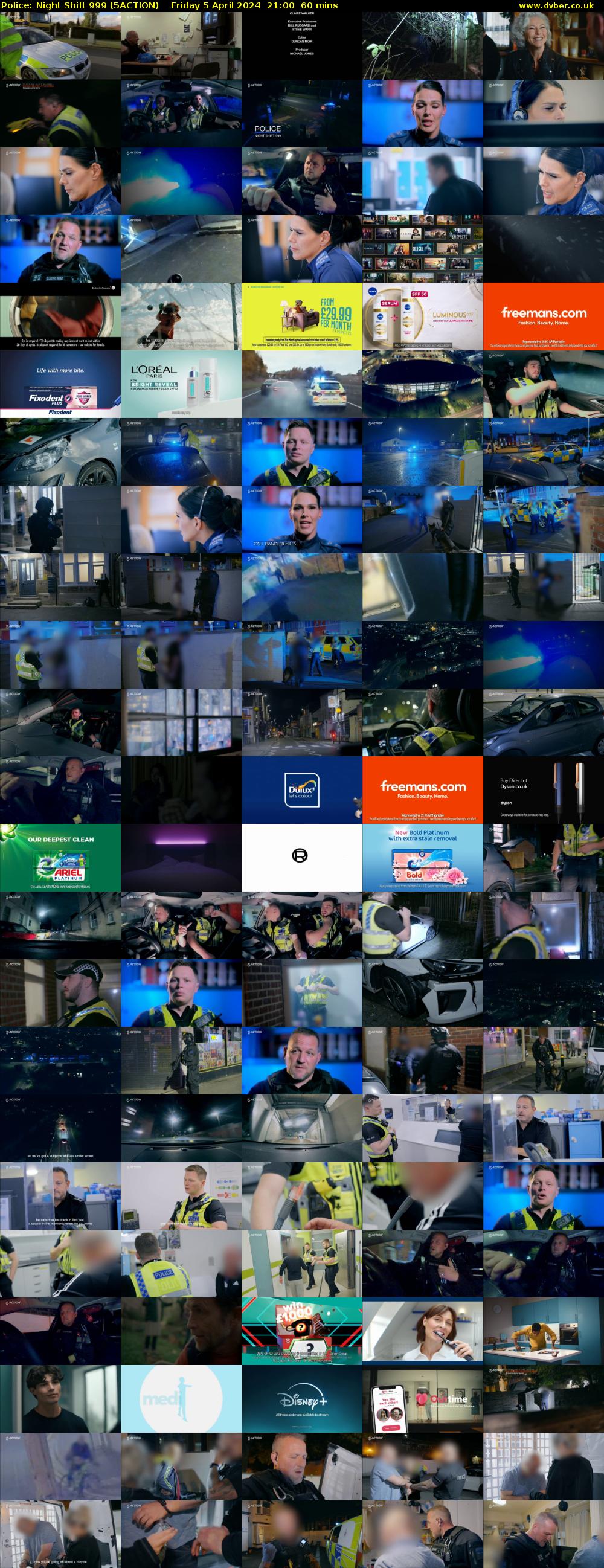 Police: Night Shift 999 (5ACTION) Friday 5 April 2024 21:00 - 22:00