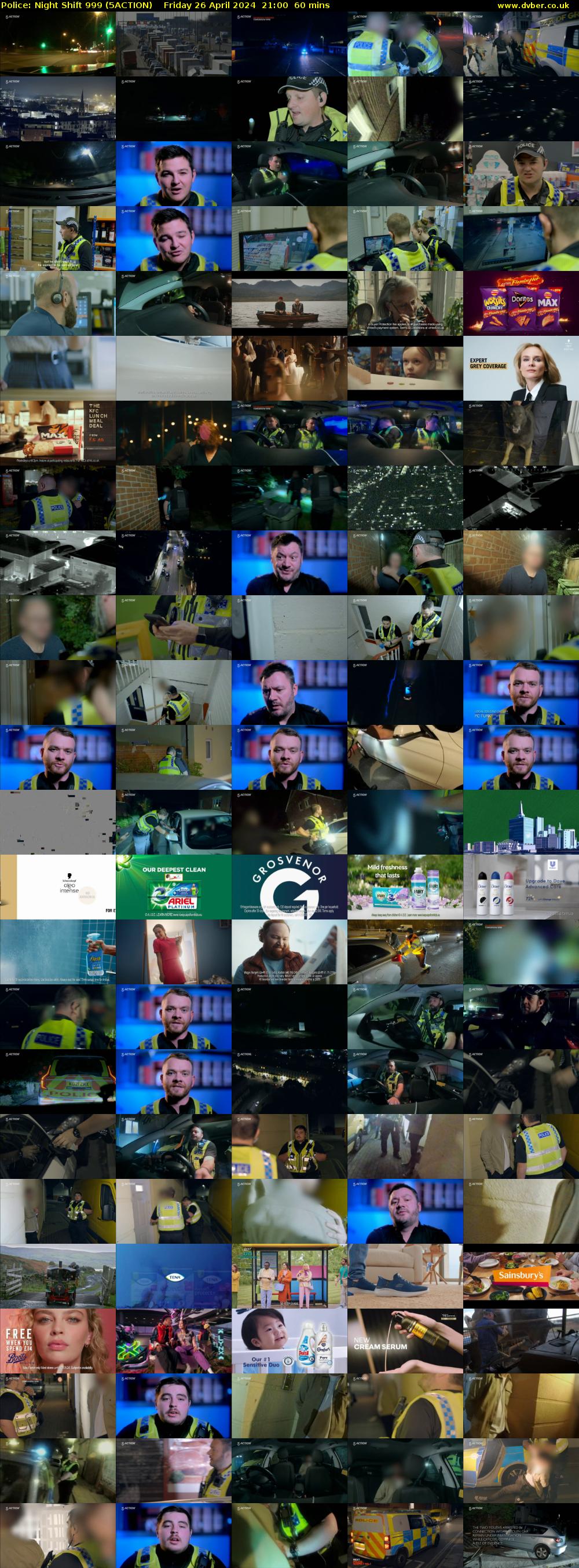 Police: Night Shift 999 (5ACTION) Friday 26 April 2024 21:00 - 22:00