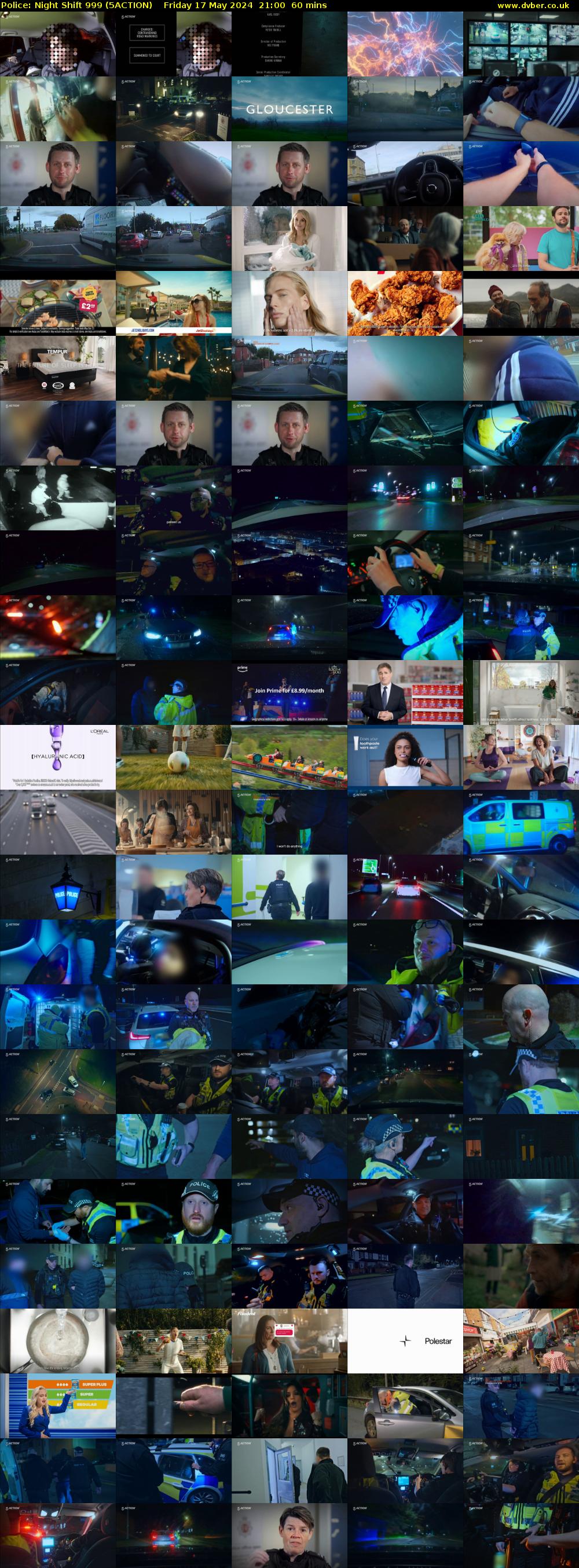 Police: Night Shift 999 (5ACTION) Friday 17 May 2024 21:00 - 22:00