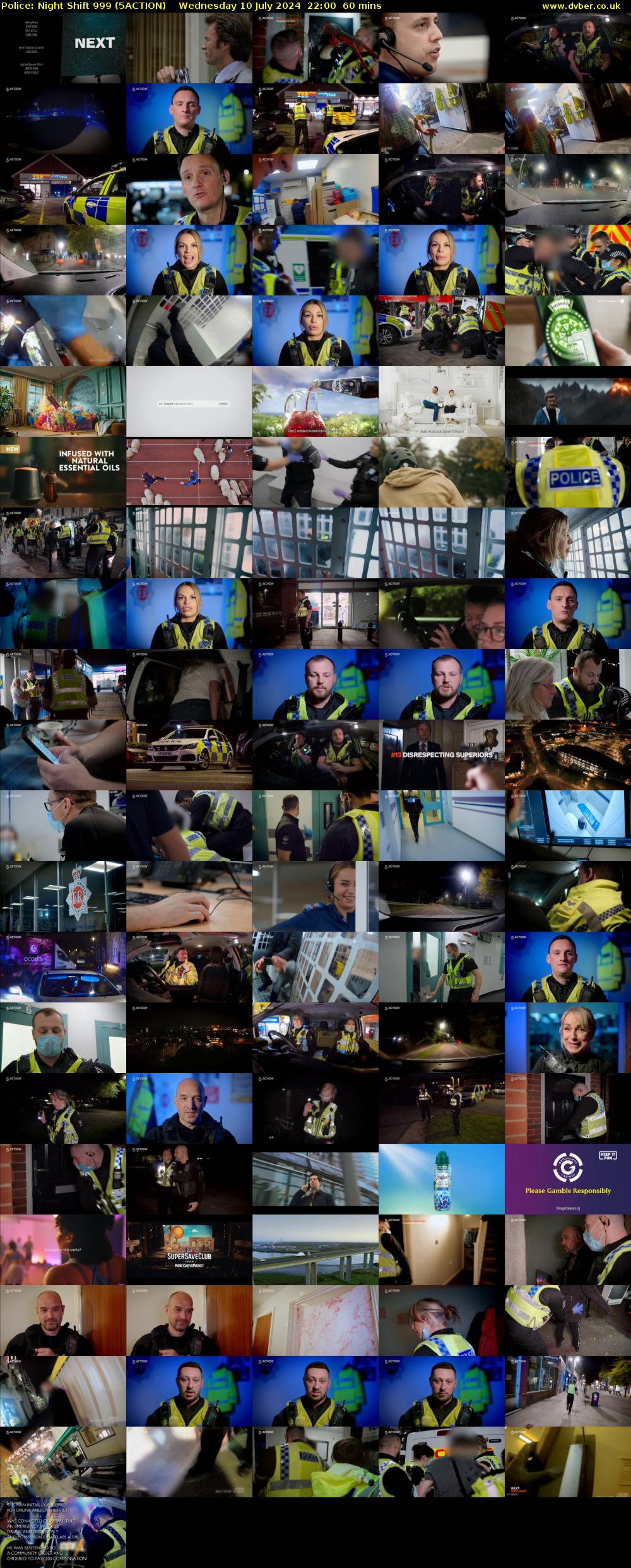 Police: Night Shift 999 (5ACTION) Wednesday 10 July 2024 22:00 - 23:00