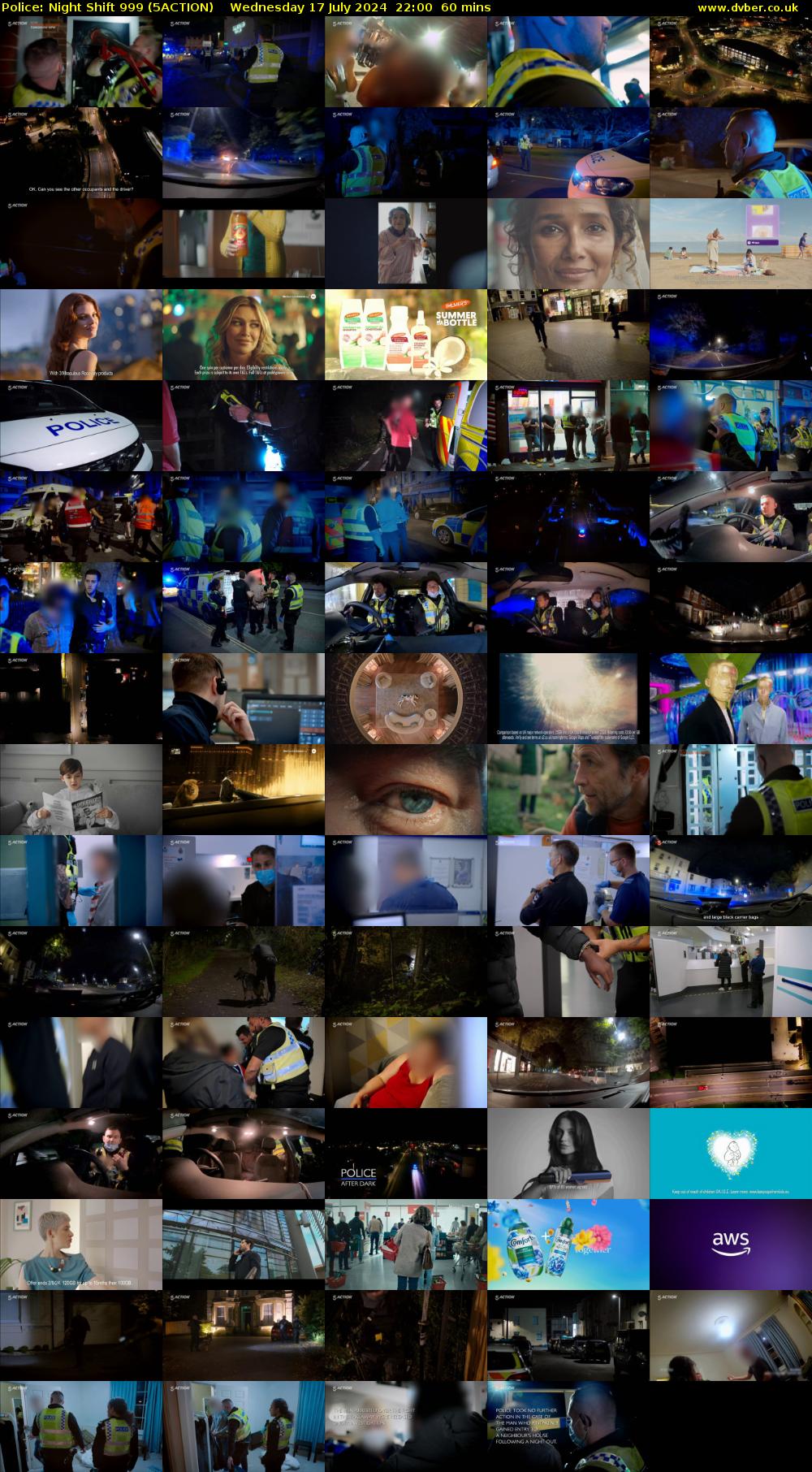 Police: Night Shift 999 (5ACTION) Wednesday 17 July 2024 22:00 - 23:00