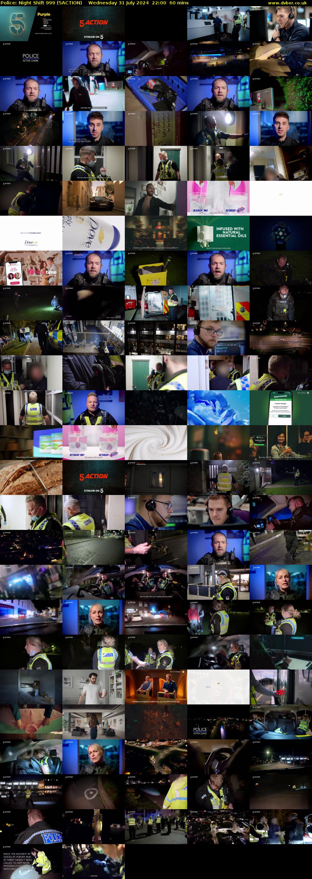 Police: Night Shift 999 (5ACTION) Wednesday 31 July 2024 22:00 - 23:00