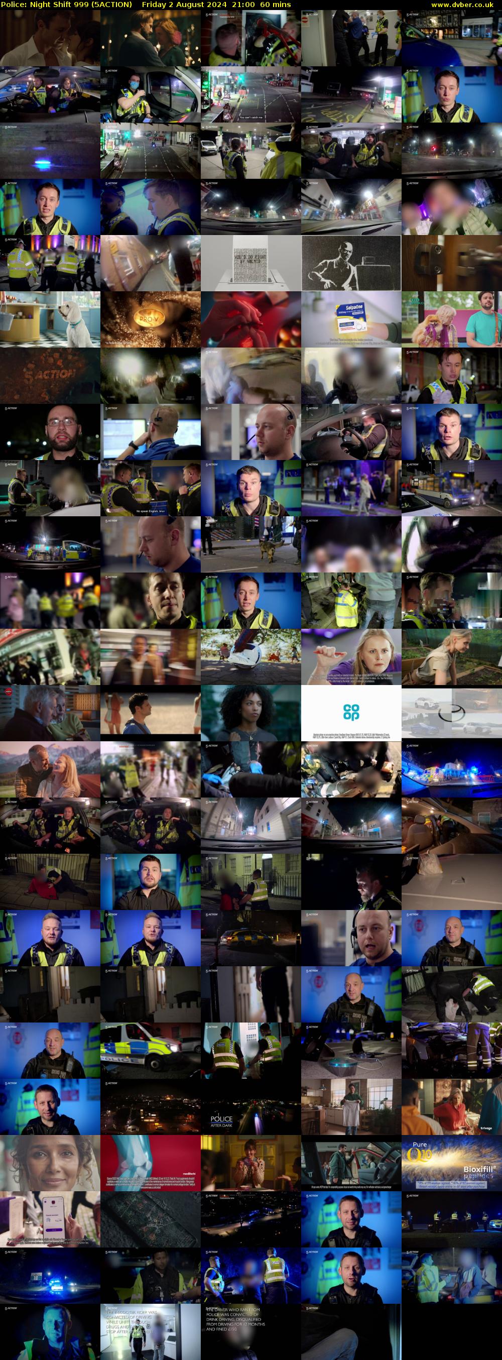 Police: Night Shift 999 (5ACTION) Friday 2 August 2024 21:00 - 22:00