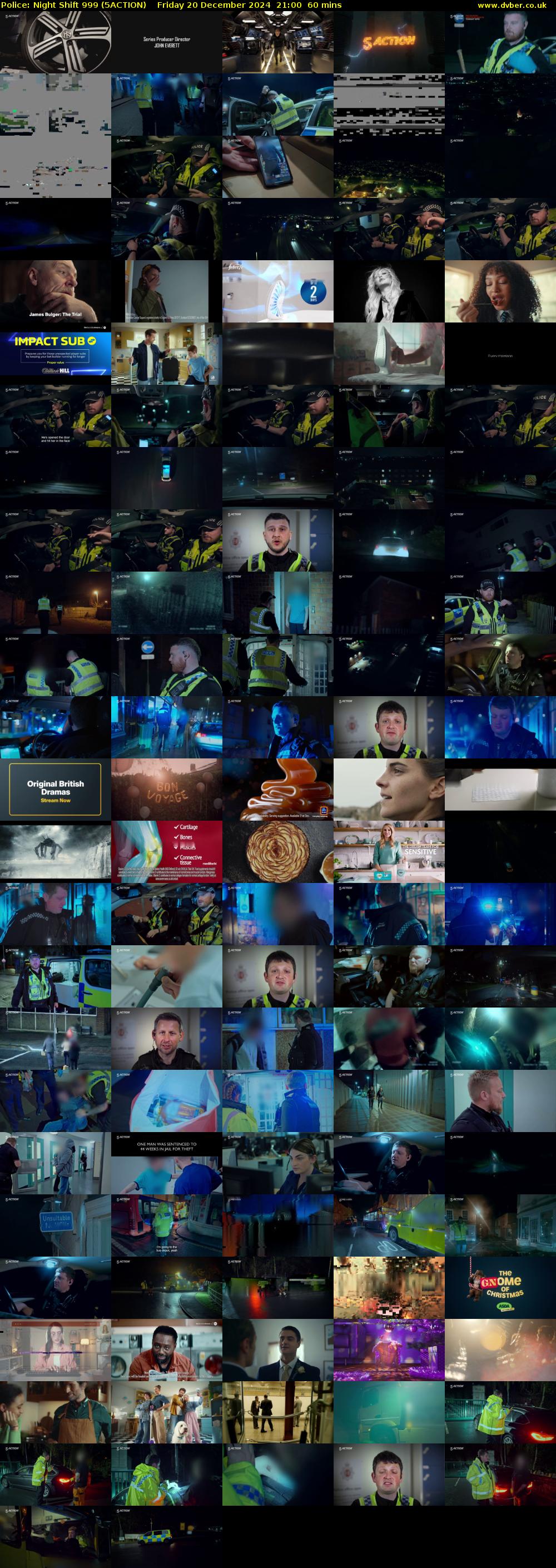 Police: Night Shift 999 (5ACTION) Friday 20 December 2024 21:00 - 22:00