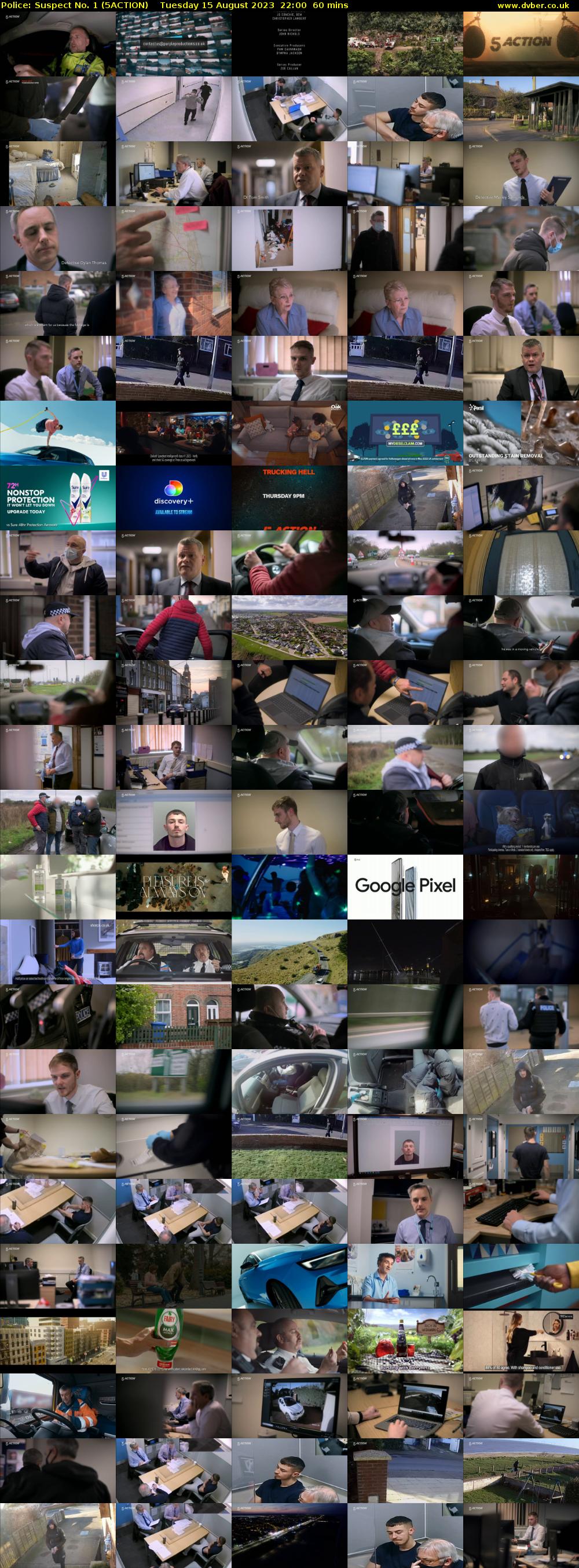 Police: Suspect No. 1 (5ACTION) Tuesday 15 August 2023 22:00 - 23:00