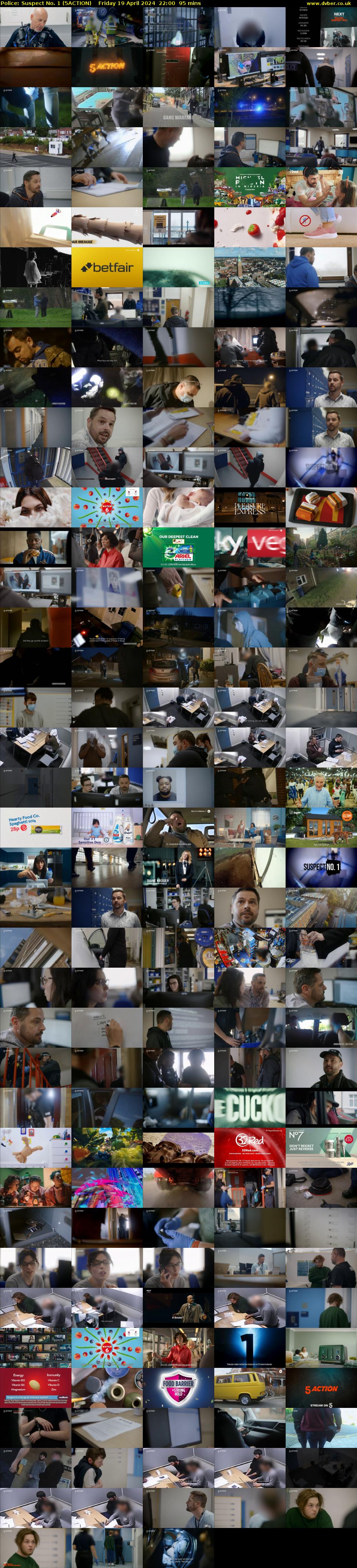 Police: Suspect No. 1 (5ACTION) Friday 19 April 2024 22:00 - 23:35