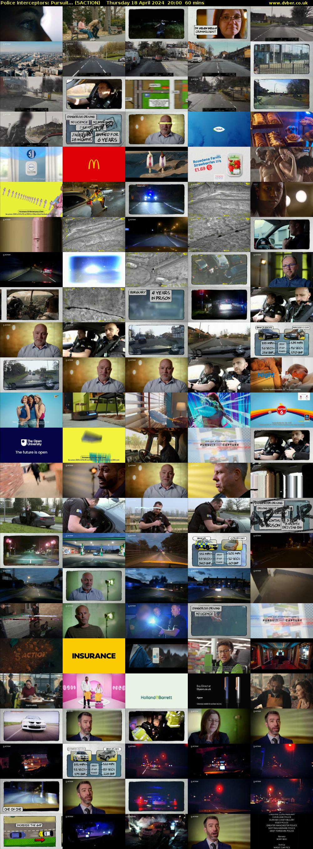 Police Interceptors: Pursuit... (5ACTION) Thursday 18 April 2024 20:00 - 21:00