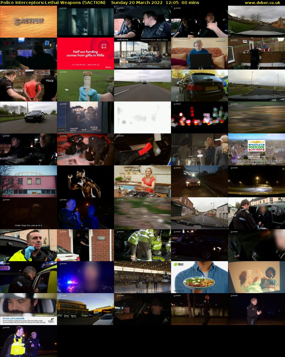 Police Interceptors:Lethal Weapons (5ACTION) Sunday 20 March 2022 12:05 - 13:05