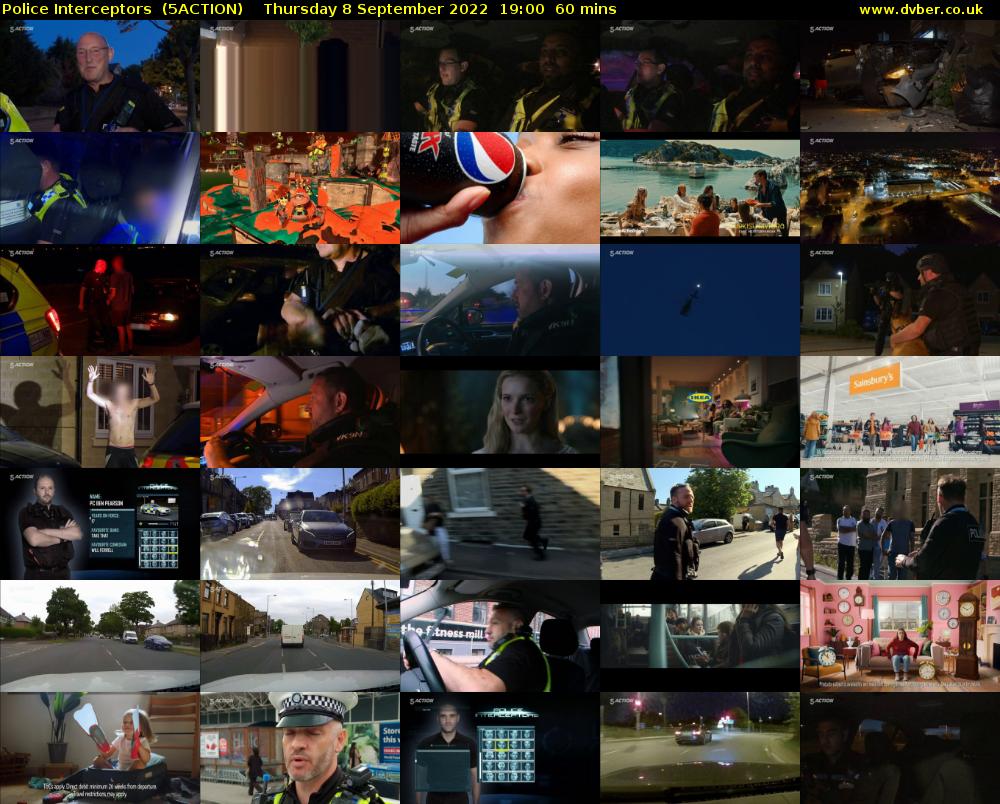 Police Interceptors  (5ACTION) Thursday 8 September 2022 19:00 - 20:00