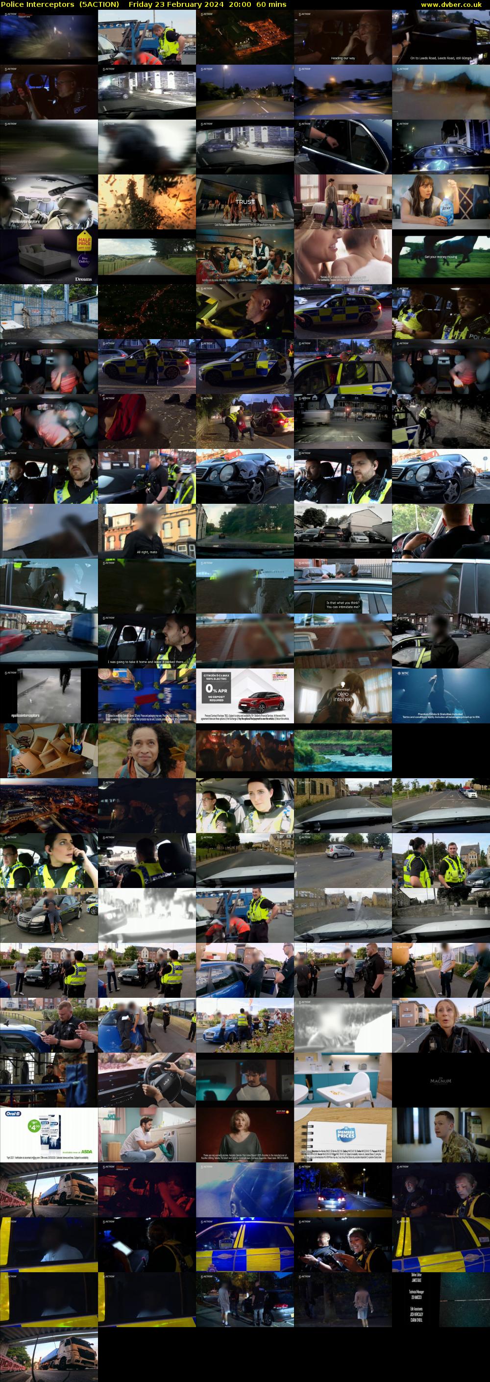 Police Interceptors  (5ACTION) Friday 23 February 2024 20:00 - 21:00
