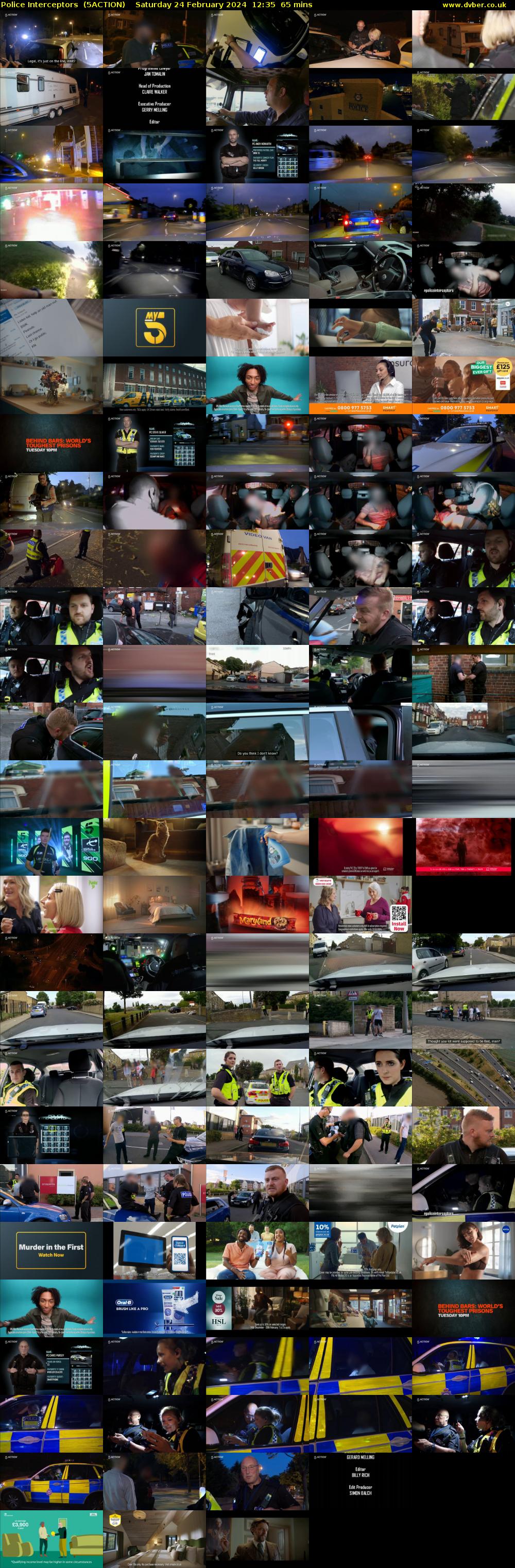 Police Interceptors  (5ACTION) Saturday 24 February 2024 12:35 - 13:40