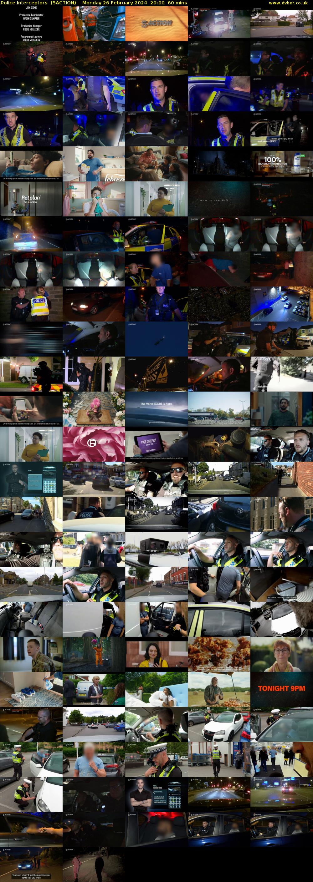 Police Interceptors  (5ACTION) Monday 26 February 2024 20:00 - 21:00