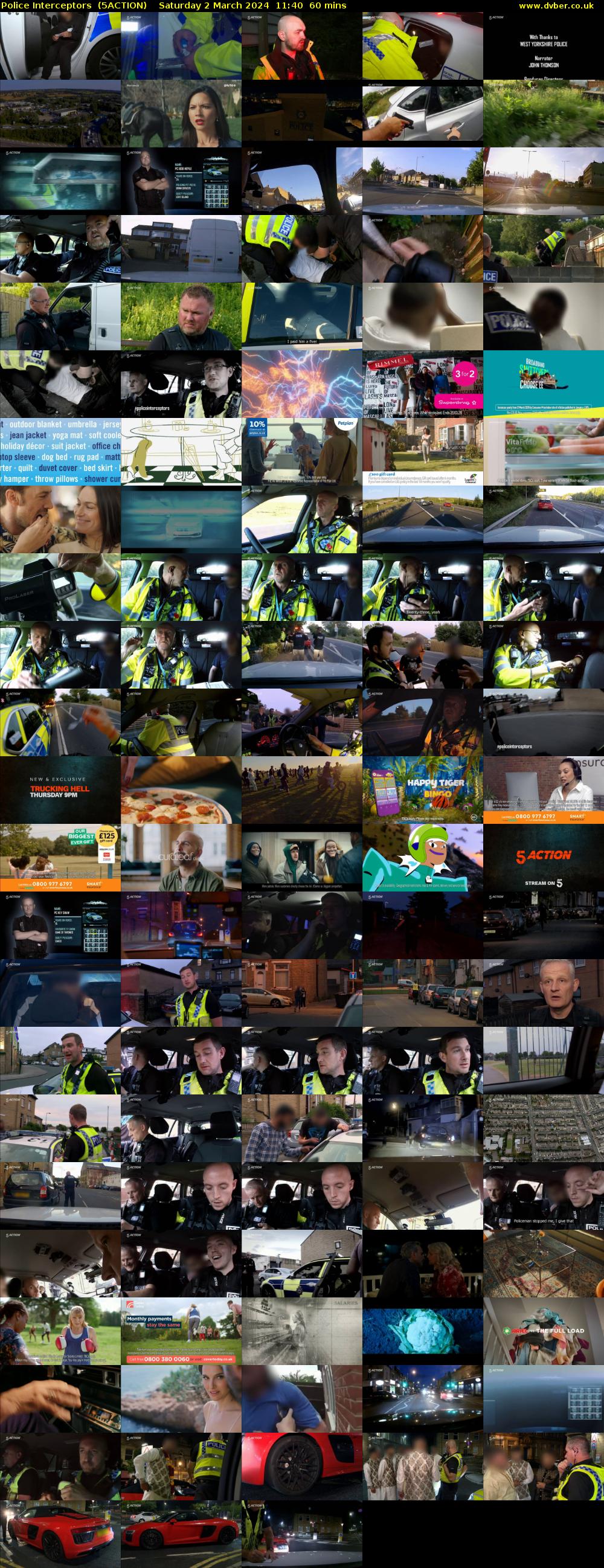 Police Interceptors  (5ACTION) Saturday 2 March 2024 11:40 - 12:40