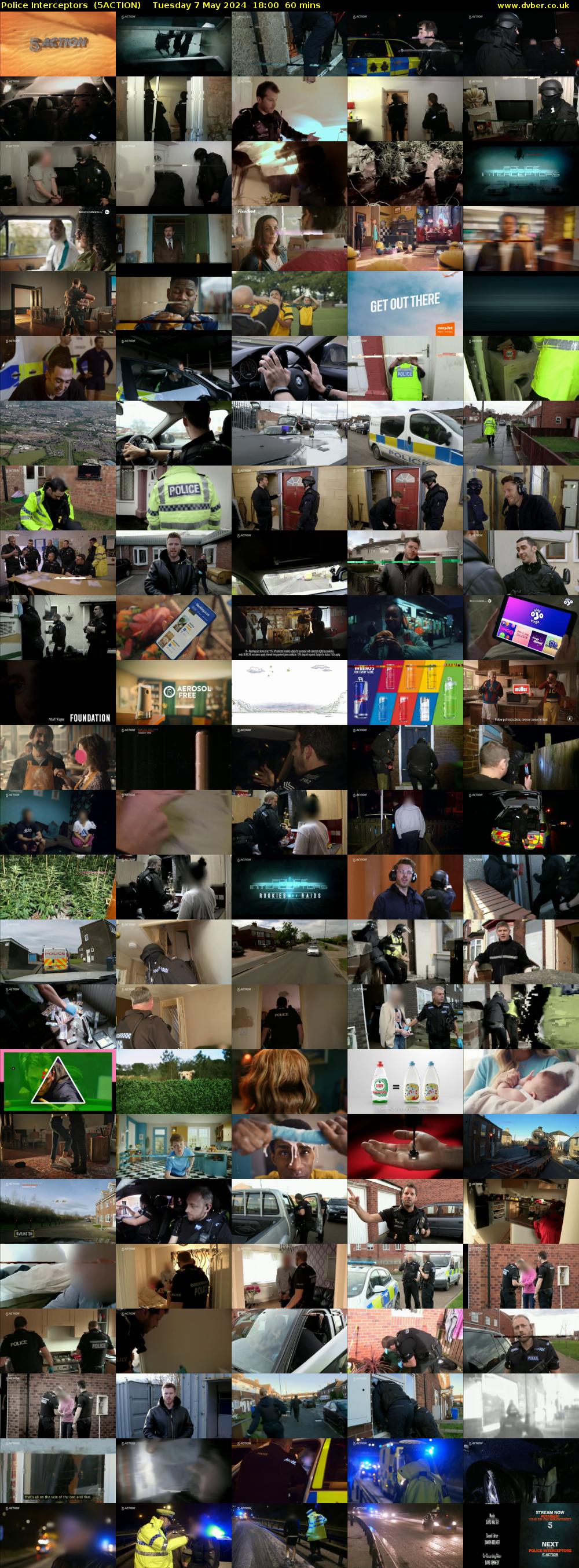Police Interceptors  (5ACTION) Tuesday 7 May 2024 18:00 - 19:00