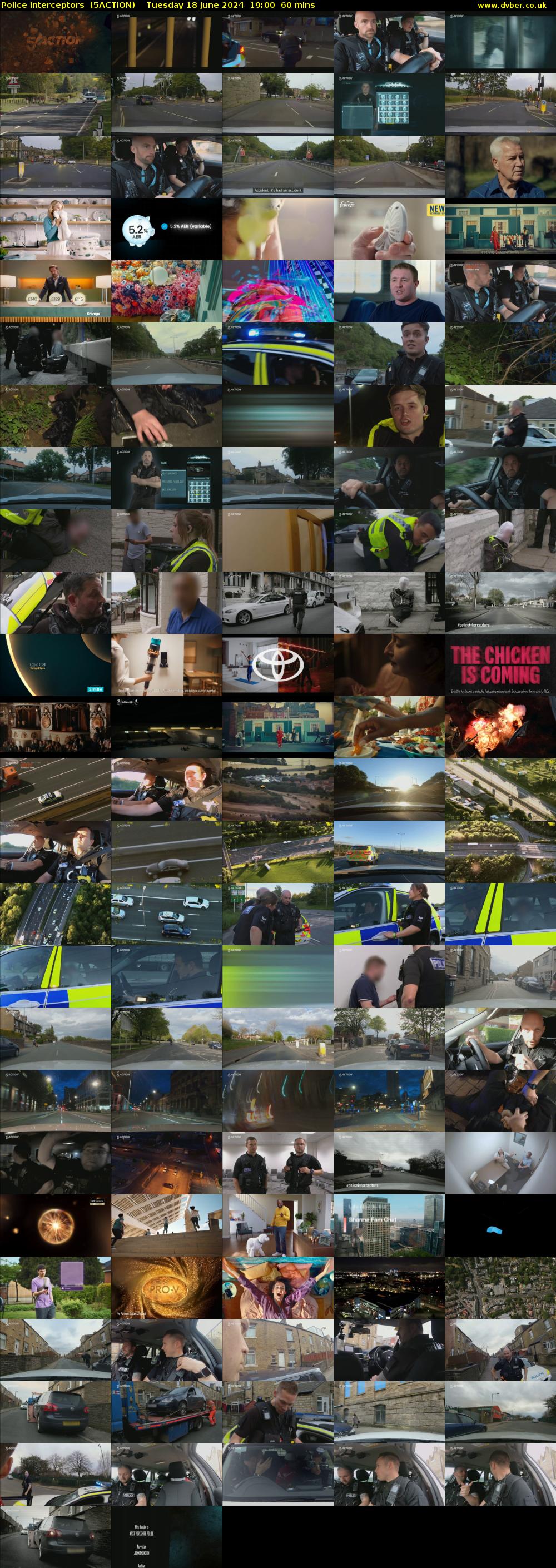 Police Interceptors  (5ACTION) Tuesday 18 June 2024 19:00 - 20:00