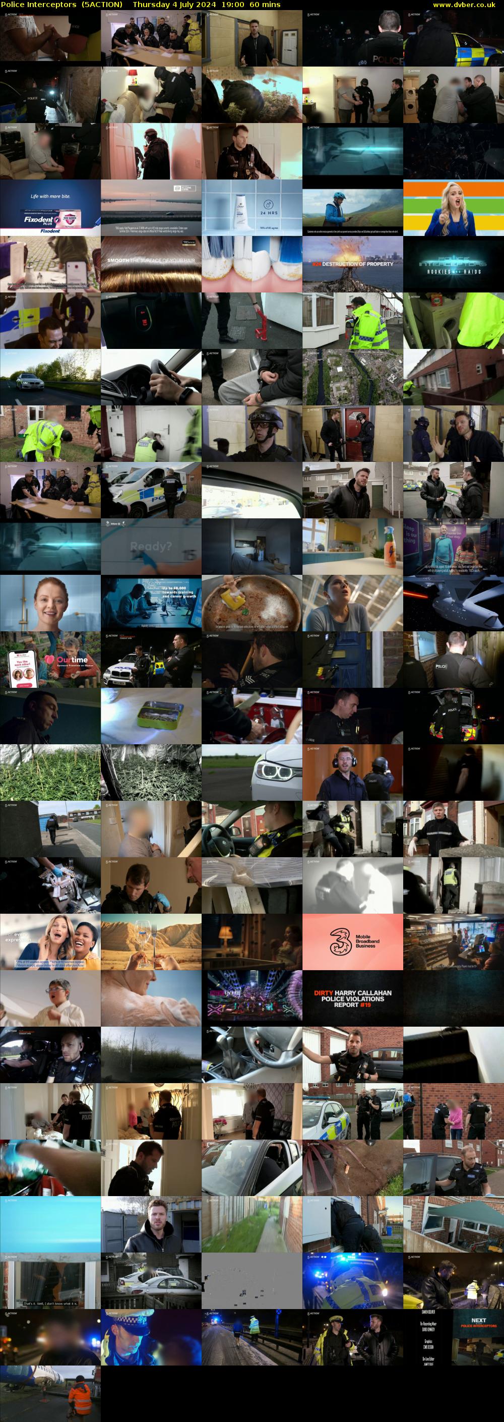 Police Interceptors  (5ACTION) Thursday 4 July 2024 19:00 - 20:00