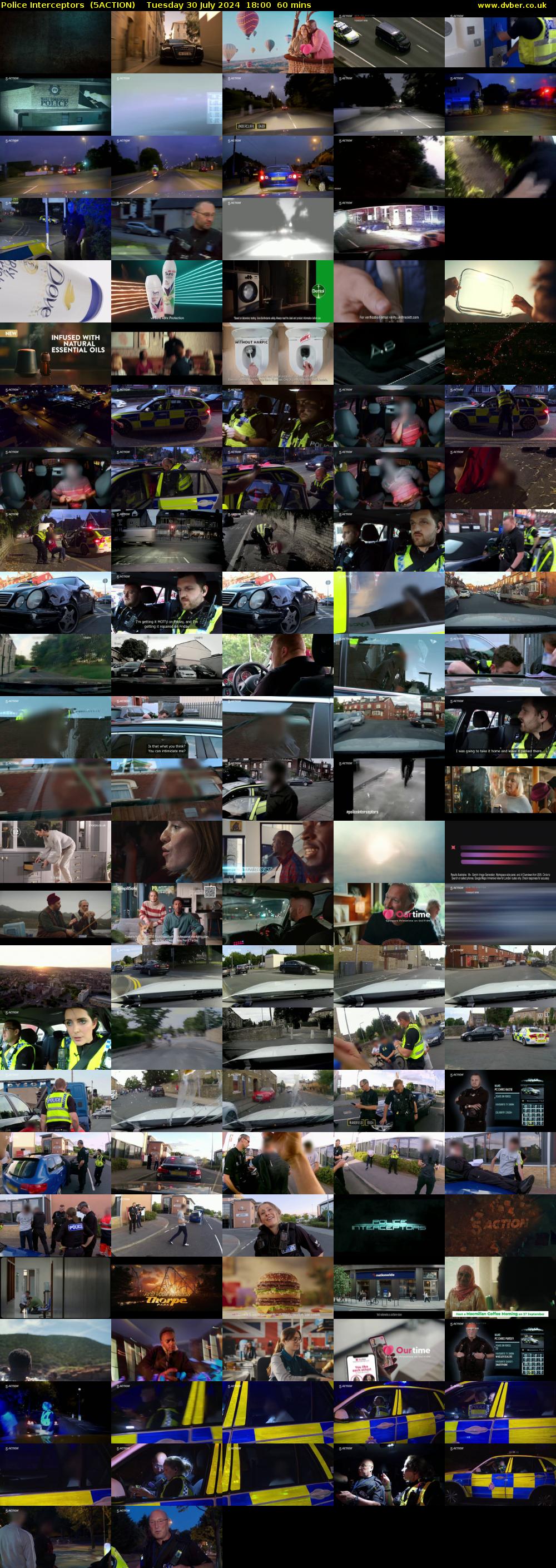 Police Interceptors  (5ACTION) Tuesday 30 July 2024 18:00 - 19:00