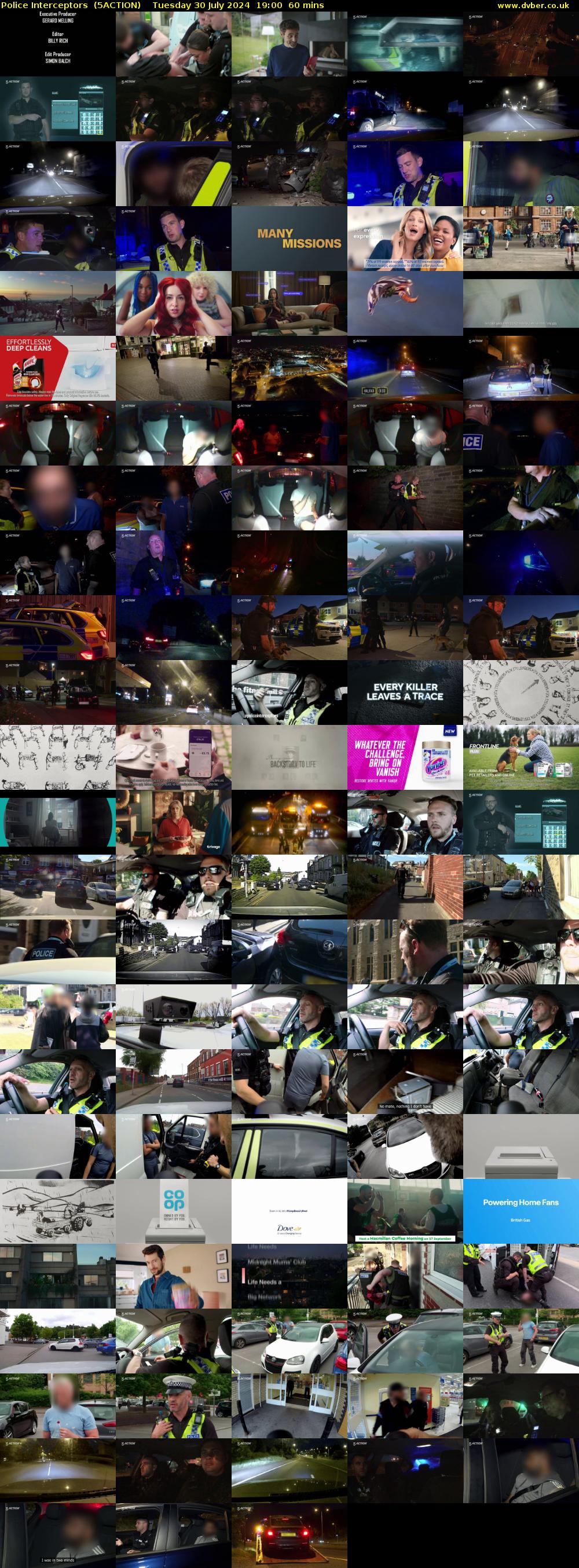 Police Interceptors  (5ACTION) Tuesday 30 July 2024 19:00 - 20:00