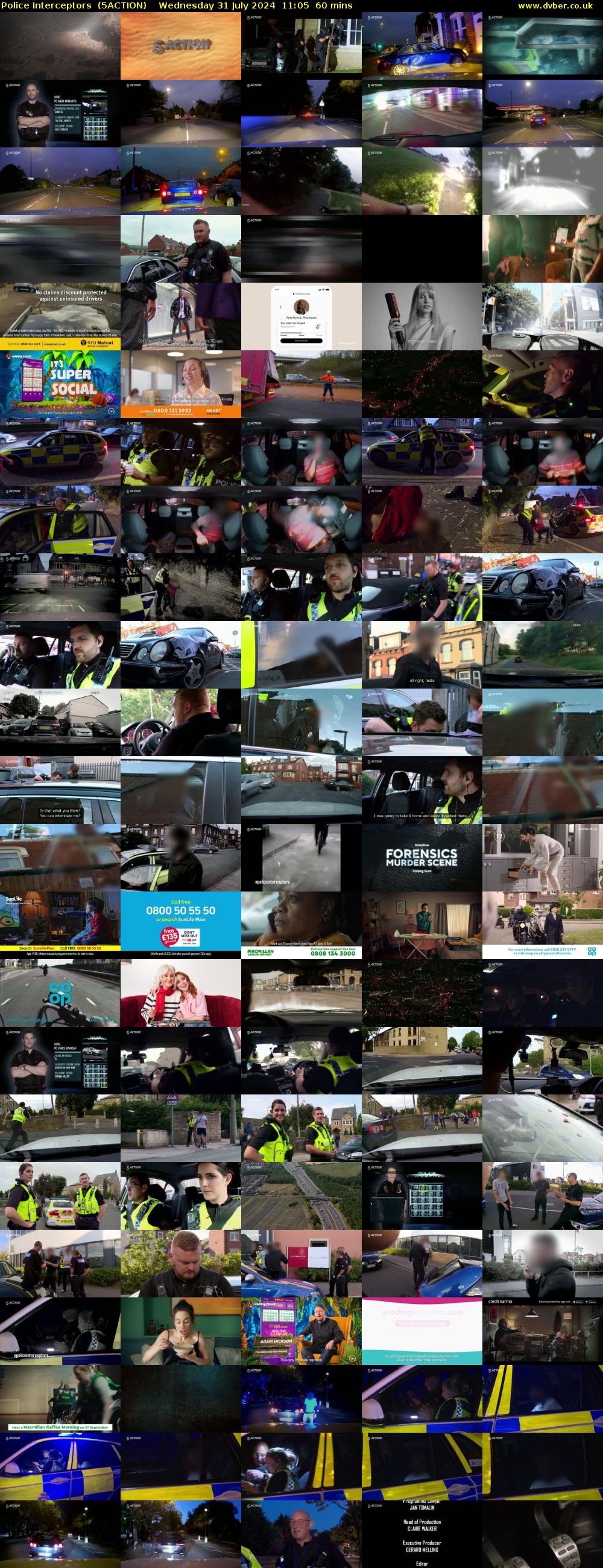 Police Interceptors  (5ACTION) Wednesday 31 July 2024 11:05 - 12:05