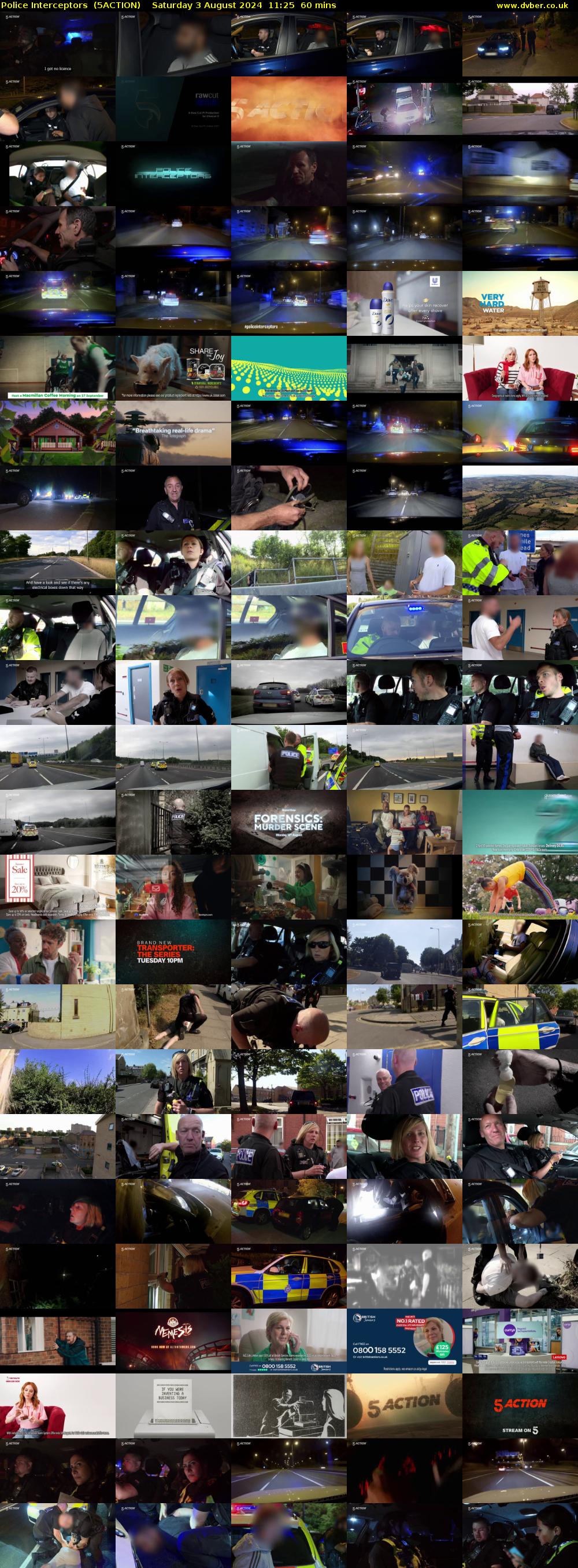 Police Interceptors  (5ACTION) Saturday 3 August 2024 11:25 - 12:25